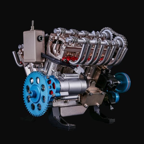 Working V8 Engine Model Kit: Build & Learn with 500+PCS Full Metal Car Engine, 1:3 Scale
