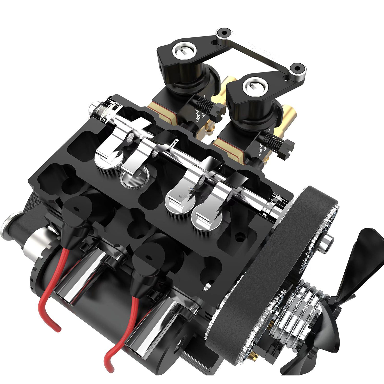 TOYAN FS-L200W Water-cooled 7cc Inline 2-Cylinder 4-Stroke Methanol Engine Model - DIY Assembly Kit TOYAN FS-L200W Water-cooled 7cc Inline 2-Cylinder 4-Stroke Methanol Engine Model - DIY Assembly Kit