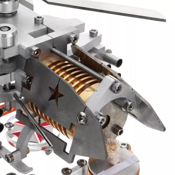 Helicopter Design Stirling Engine Kit with Vacuum Engine Model