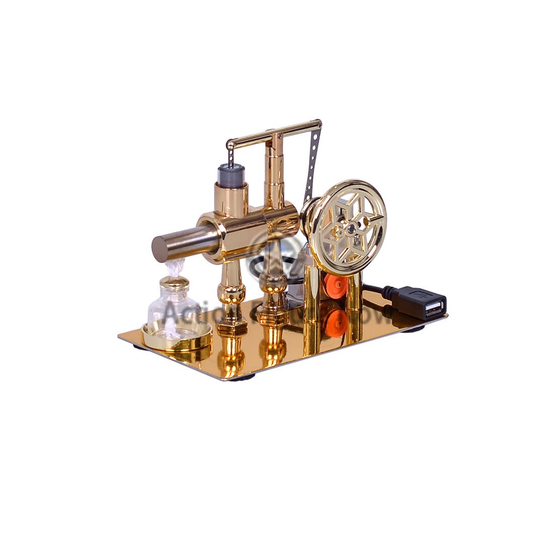 ENJOMOR Stirling Engine Generator Model | Single Cylinder Hot Air ...