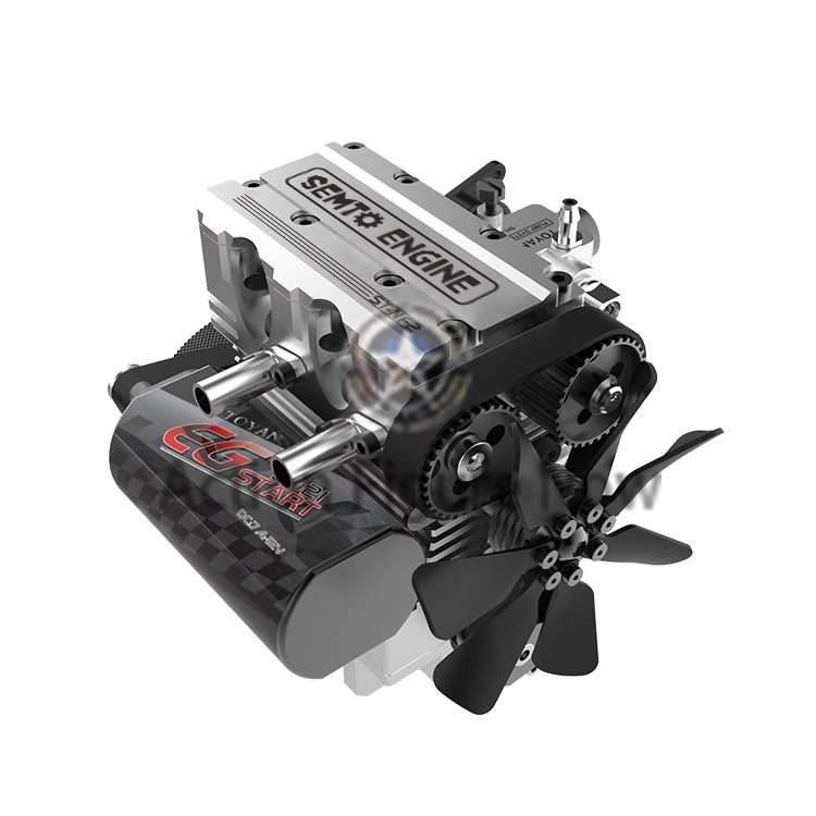 Otto Toyan FS-L200AC Engine - Single Overhead Camshaft (SOHC) 4-Stroke, Nitro-Fueled Model Engine Kit Otto Toyan FS-L200AC Engine - Single Overhead Camshaft (SOHC) 4-Stroke, Nitro-Fueled Model Engine Kit