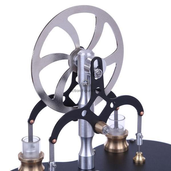 Twin Cylinder Low Temperature Difference Stirling Engine LTD Stirling Engine Toy Gift