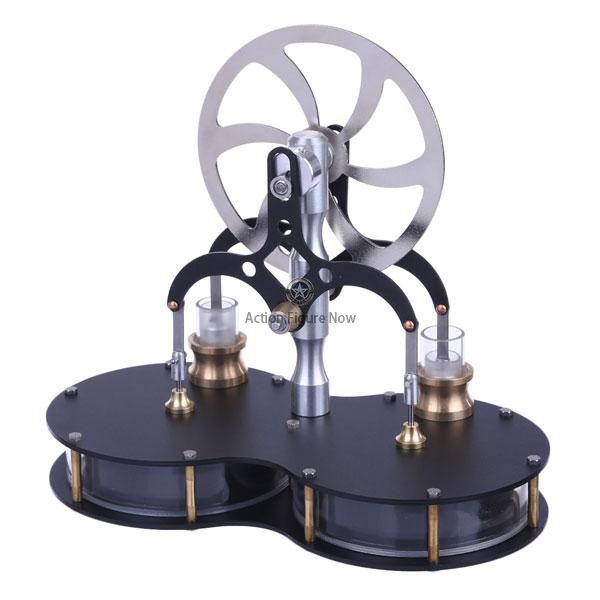 ENJOMOR J02 Stirling Engine: Mini Balance Beam External Combustion Engine Model