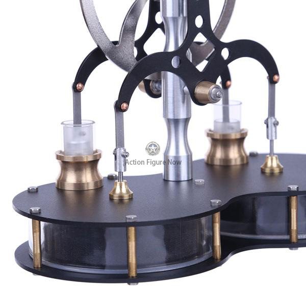 Twin Cylinder Low Temperature Difference Stirling Engine LTD Stirling Engine Toy Gift Twin Cylinder Low Temperature Difference Stirling Engine LTD Stirling Engine Toy Gift