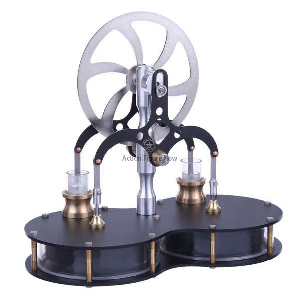 Twin Cylinder Low Temperature Difference Stirling Engine LTD Stirling Engine Toy Gift Twin Cylinder Low Temperature Difference Stirling Engine LTD Stirling Engine Toy Gift