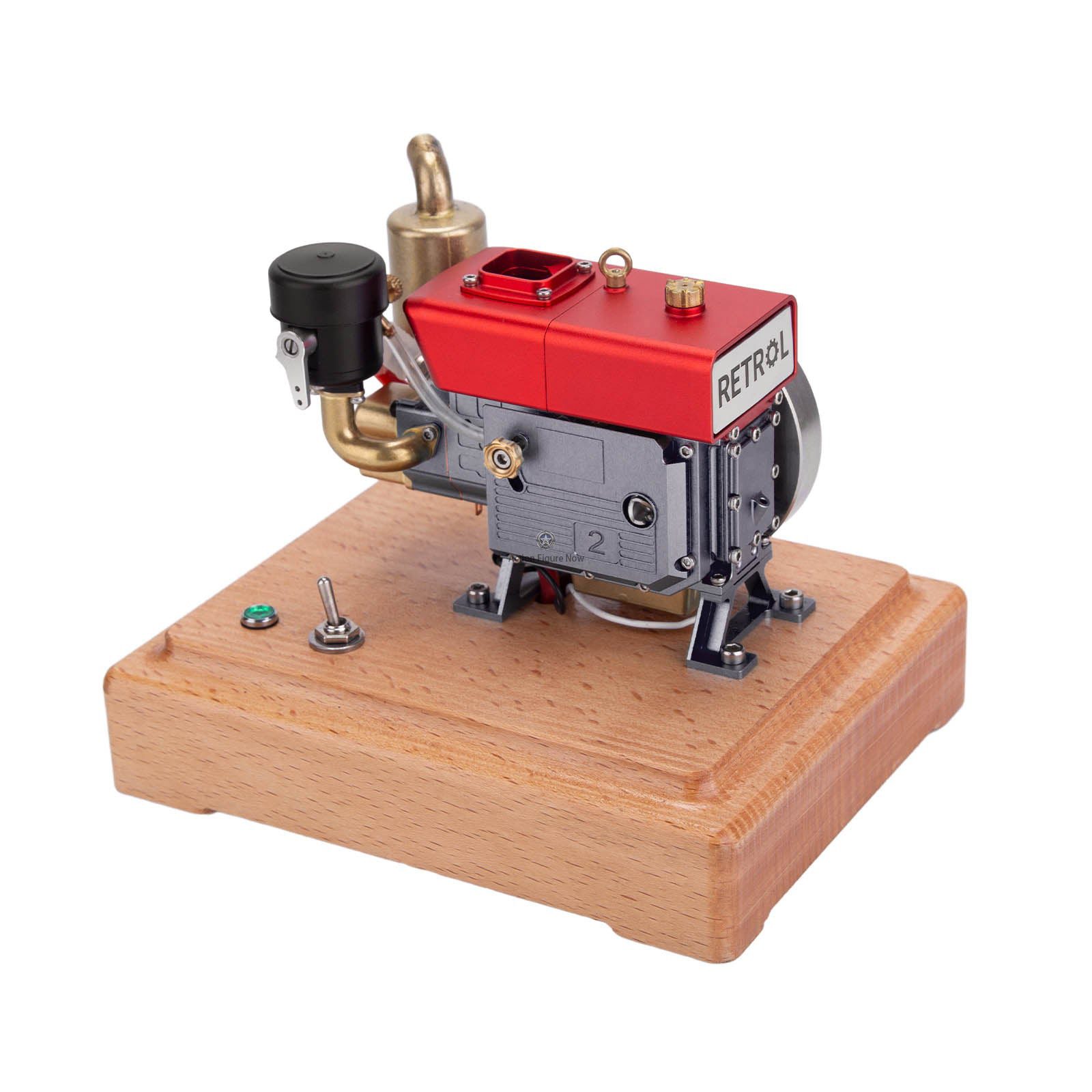 RETROL 1/8 2.6cc Mini 4-Stroke Gasoline Engine Model: Upgraded Internal Combustion Engine Model RETROL 1/8 2.6cc Mini 4-Stroke Gasoline Engine Model: Upgraded Internal Combustion Engine Model