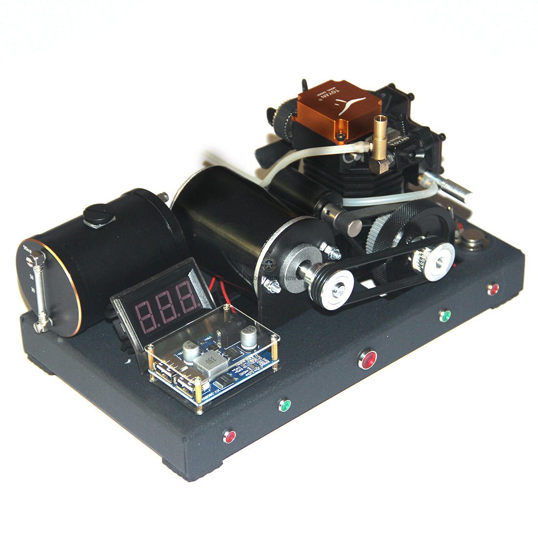 TOYAN Single Cylinder 4-Stroke RC Methanol Engine Generator Modification 12V