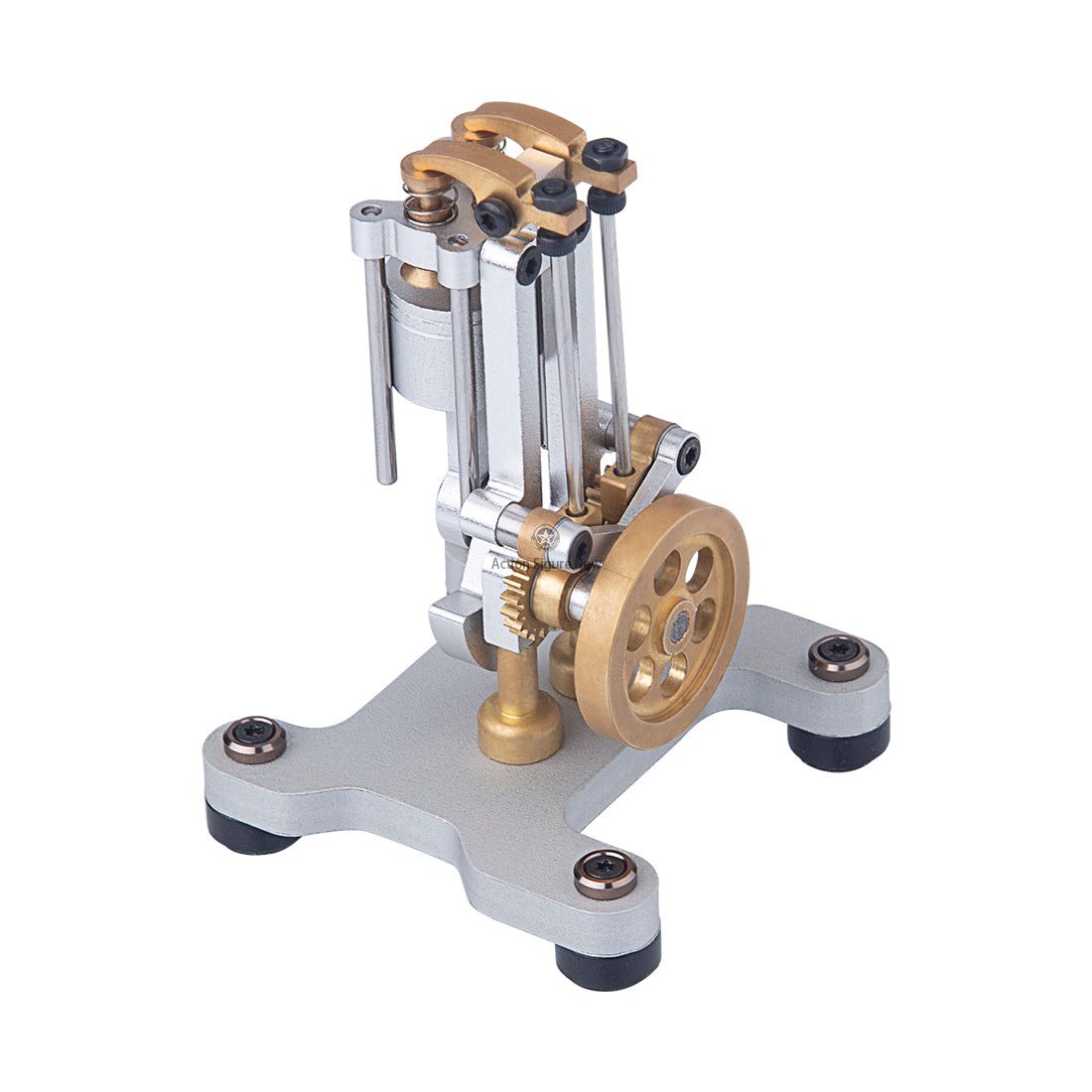 Mini Metal DIY Single-Cylinder 4-Stroke DOHC Pushrod Internal Combustion Engine Model Toy for Education and Science Experiments Mini Metal DIY Single-Cylinder 4-Stroke DOHC Pushrod Internal Combustion Engine Model Toy for Education and Science Experiments