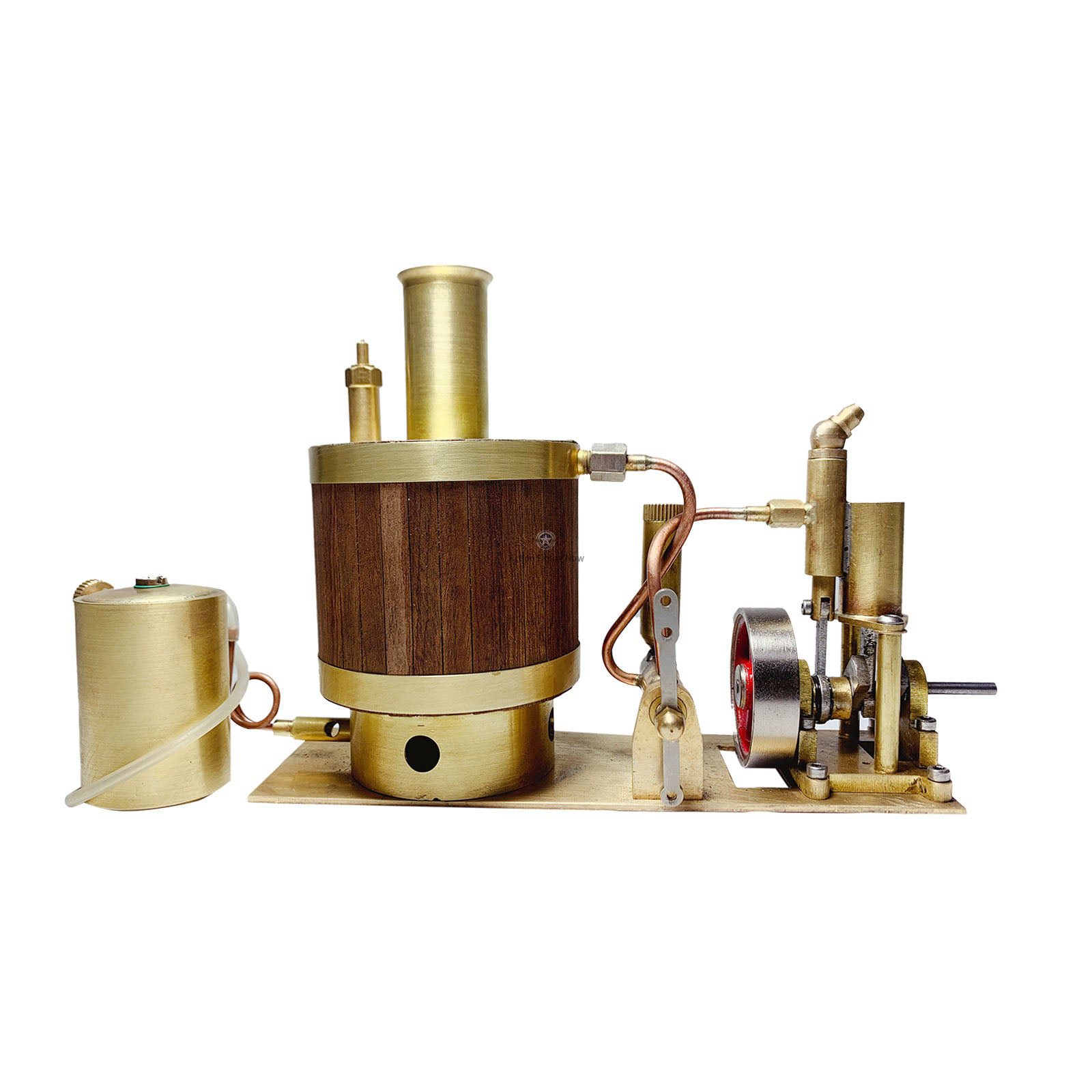 Mini Single Cylinder Steam Engine Kit with Boiler for Model Ships Under 50cm Mini Single Cylinder Steam Engine Kit with Boiler for Model Ships Under 50cm