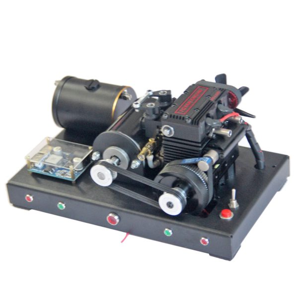 TOYAN FS-L200 Inline 2-Cylinder, 4-Stroke Nitro Engine with Micro Illuminated Generator 12V