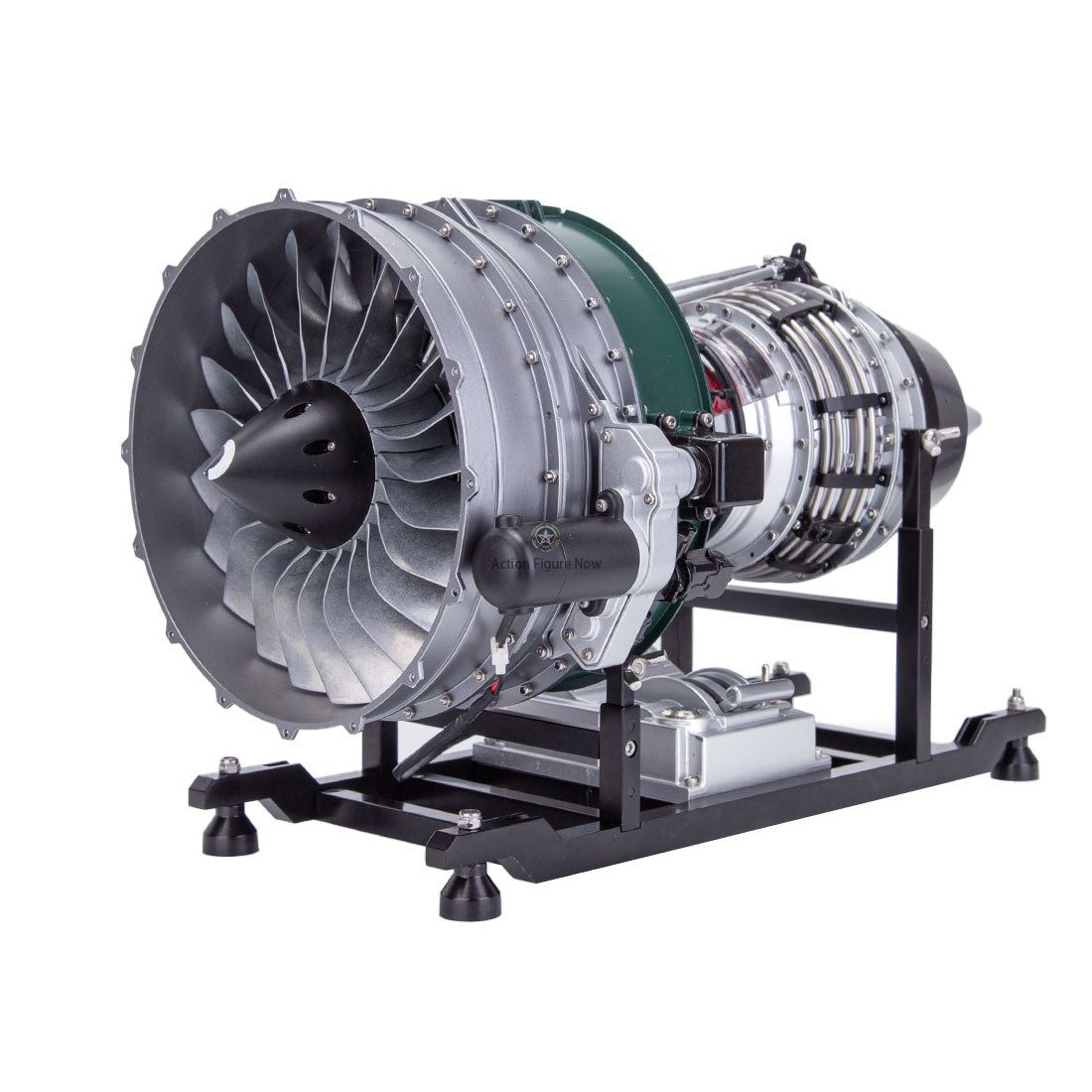 TECHING DIY Turbofan Jet Engine Model Kit - 1/10 Scale Full Metal Dual-Spool Aircraft Engine Assembly Model with Over 1000 Parts TECHING DIY Turbofan Jet Engine Model Kit - 1/10 Scale Full Metal Dual-Spool Aircraft Engine Assembly Model with Over 1000 Parts