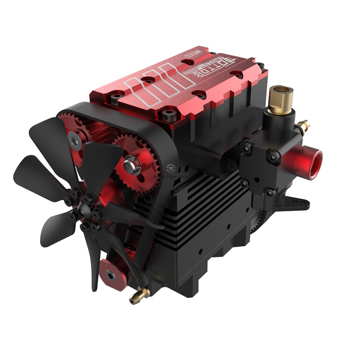 Otto Toyan FS-L200AC Engine - Single Overhead Camshaft (SOHC) 4-Stroke, Nitro-Fueled Model Engine Kit Otto Toyan FS-L200AC Engine - Single Overhead Camshaft (SOHC) 4-Stroke, Nitro-Fueled Model Engine Kit