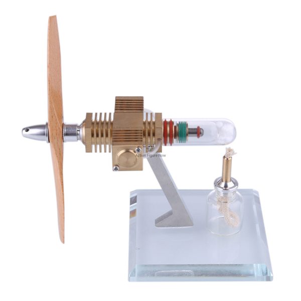 Aircraft Stirling Engine Kit: Mini Pocket Stirling Engine Power Generator Model Toy