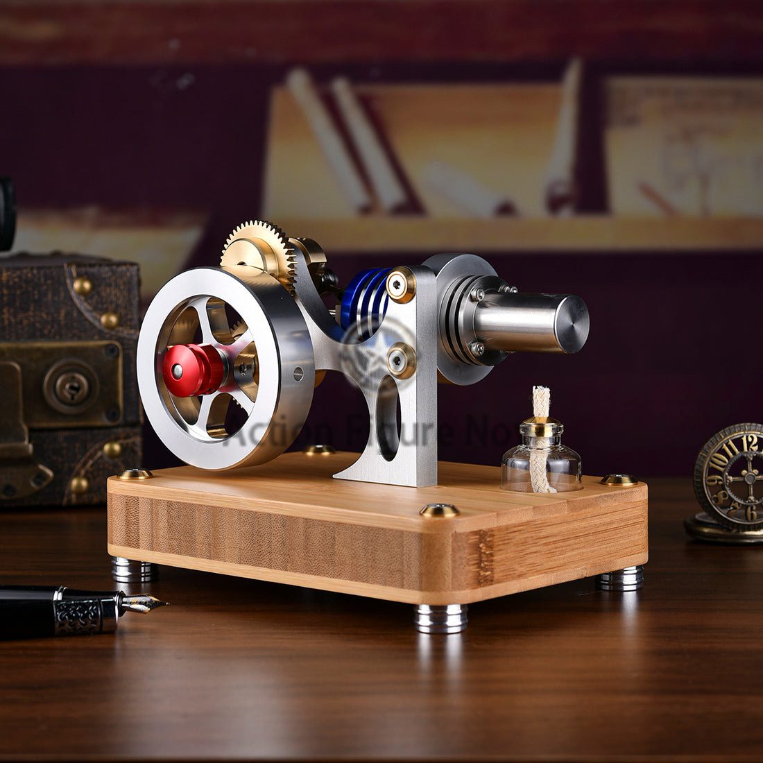 ENJOMOR Rhombic Drive Stirling Engine Model Toy for Science, Education, and Machinery Enthusiasts ENJOMOR Rhombic Drive Stirling Engine Model Toy for Science, Education, and Machinery Enthusiasts