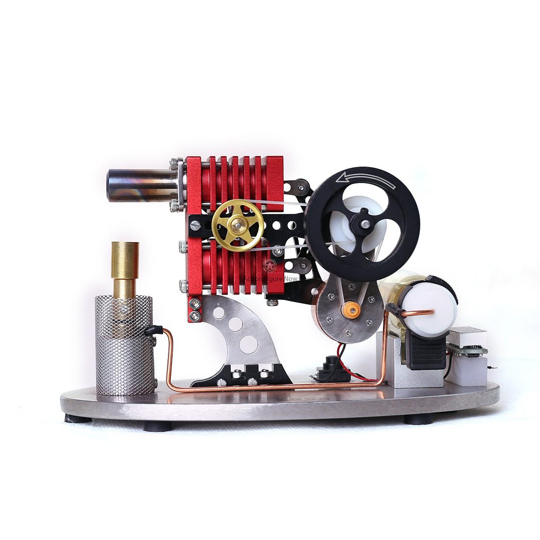 ENJOMOR Small Stirling Engine Generator Model Science Educational Engine Power Generator Engine Physics Experiment Teaching DIY Kit STEM Educational Toy ENJOMOR Small Stirling Engine Generator Model Science Educational Engine Power Generator Engine Physics Experiment Teaching DIY Kit STEM Educational Toy