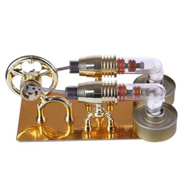 2 Cylinder Stirling Engine Model - STEM | Science Educational Toy | Science Project Kit