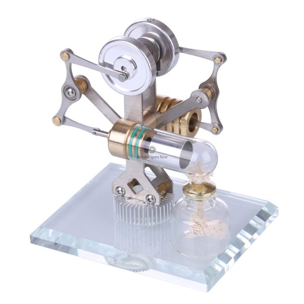 Enginediy Balance Stirling Engine Kit: Miniature Science Toy