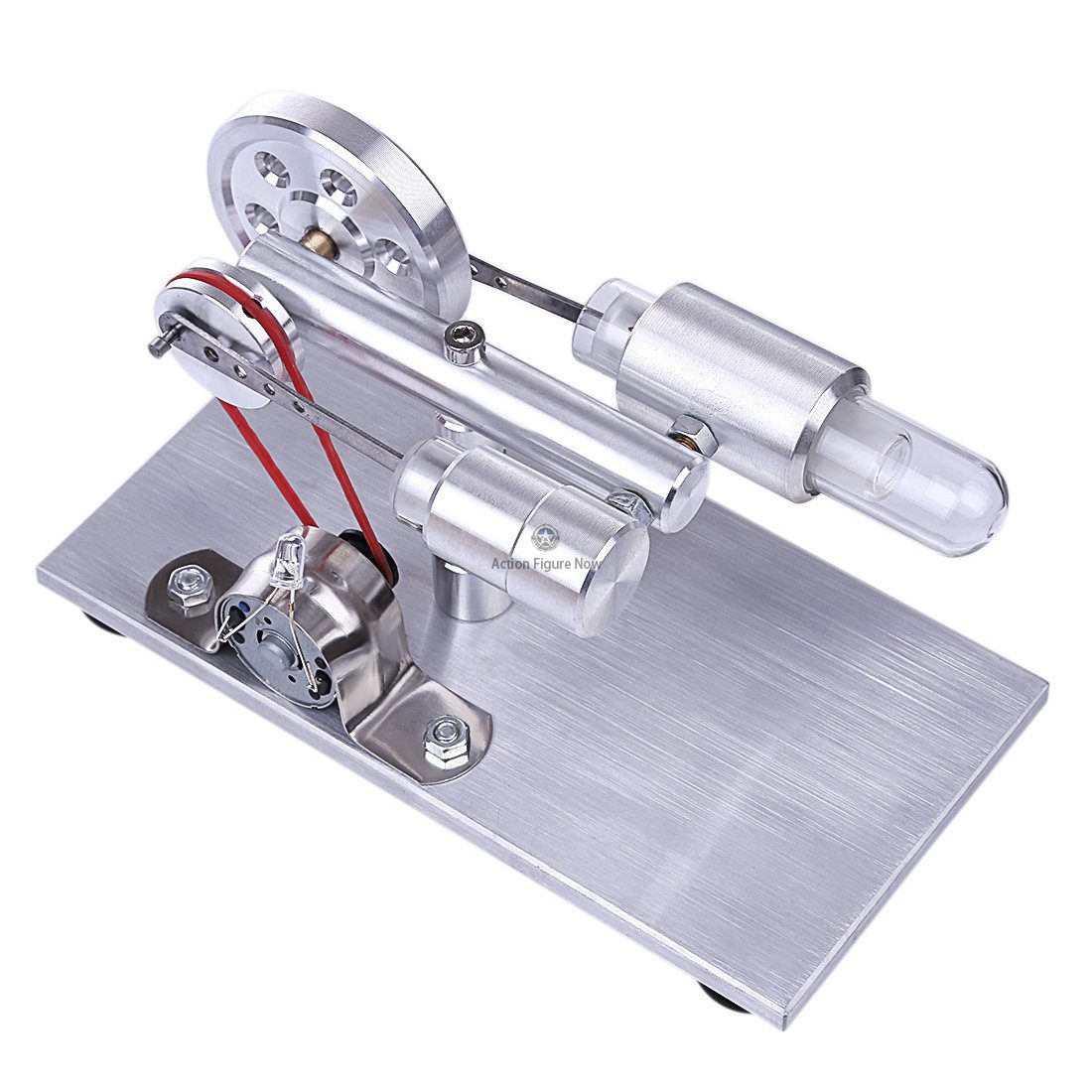 Stirling Engine Generator with LED Illumination and Educational Model - Enginediy Stirling Engine Generator with LED Illumination and Educational Model - Enginediy