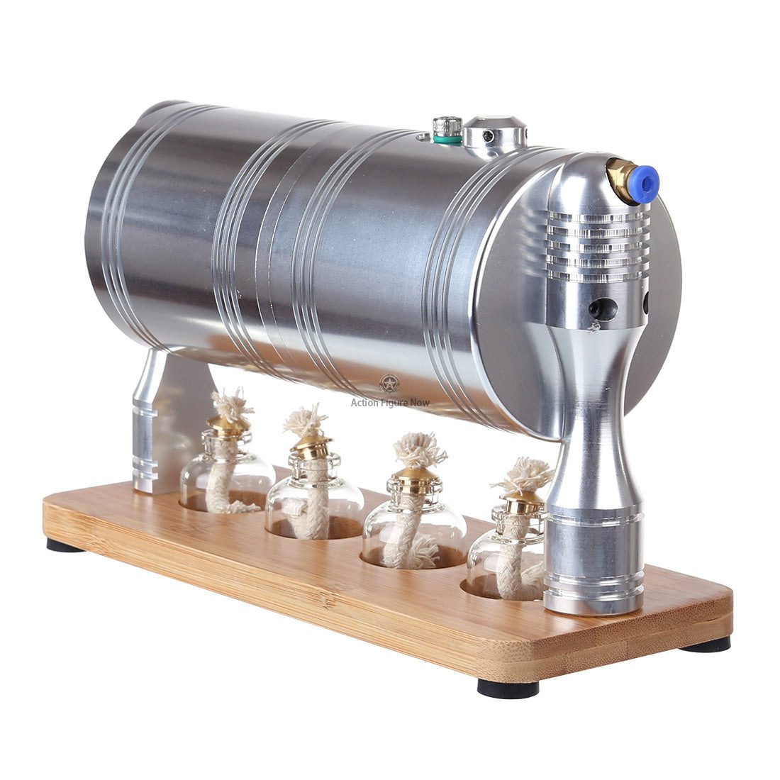 Full Metal Steam Generator Steam Heating Boiler with 4 Alcohol Lamps Steam Engine Model Kit Full Metal Steam Generator Steam Heating Boiler with 4 Alcohol Lamps Steam Engine Model Kit