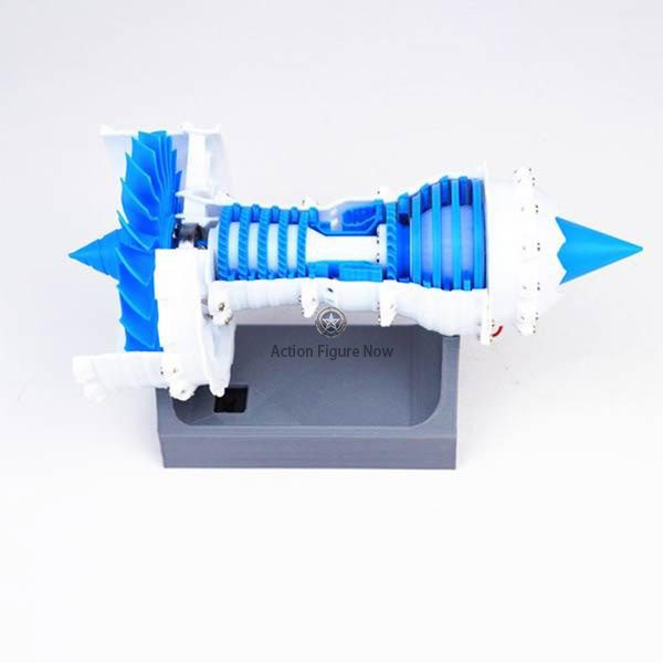 3D Printed AeroTurbofan Engine STEM DIY Educational Motorized Engine Model