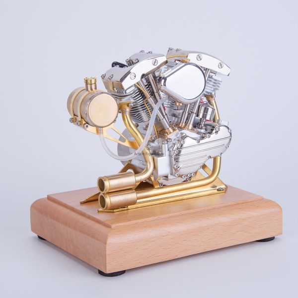 4.2CC RETROL R32 OHV V-Twin Model V2 Four-Stroke Gas Powered Engine Motorcycle Engine Model