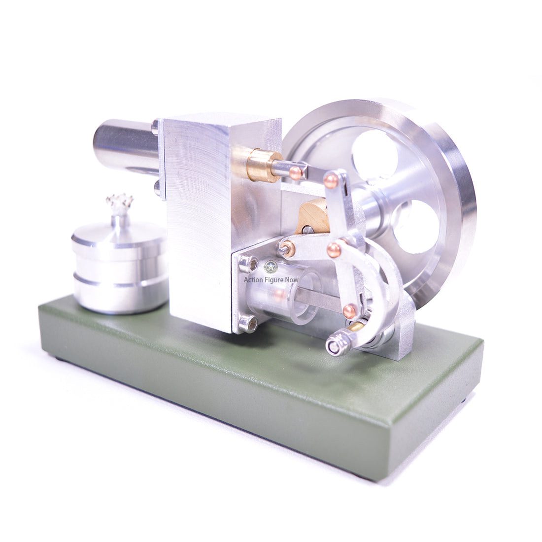 ENJOMOR Mini Alpha-Type Stirling Engine Model - STEM Education Toy ENJOMOR Mini Alpha-Type Stirling Engine Model - STEM Education Toy