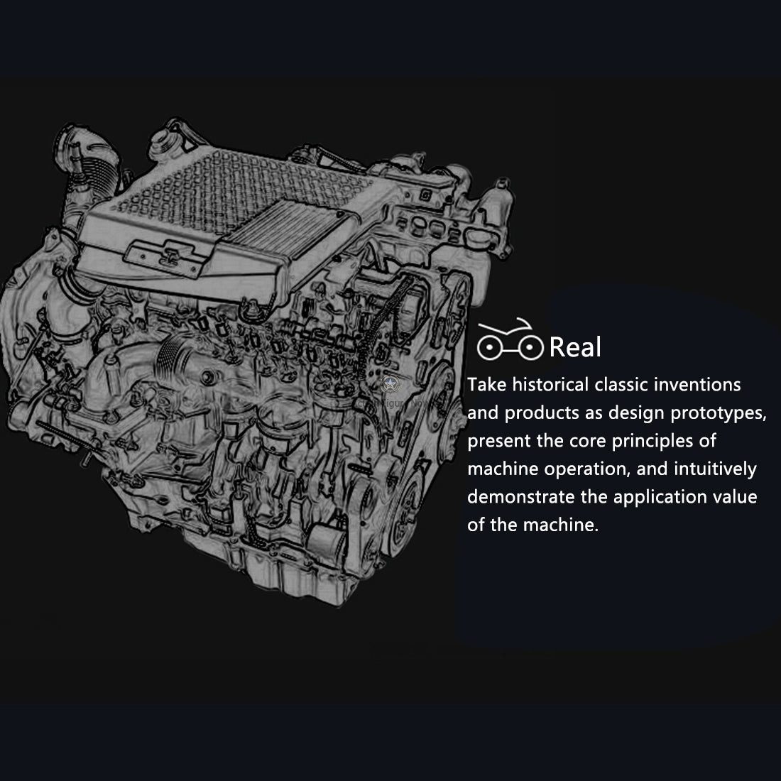TECHING L4 Miniature DIY Engine Kit - Build Your Own Full Metal 4-Cylinder Model Engine TECHING L4 Miniature DIY Engine Kit - Build Your Own Full Metal 4-Cylinder Model Engine