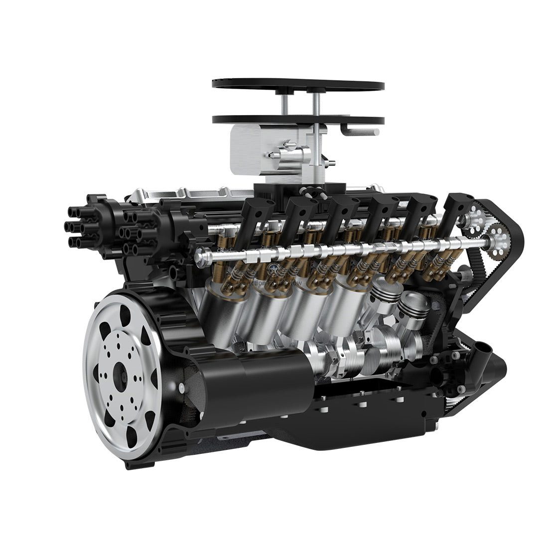 ENJOMOR V12 Internal Combustion Engine Model: 4-Stroke Water-Cooled DOHC 12-Cylinder 72CC Electric Gasoline V12 Engine Model ENJOMOR V12 Internal Combustion Engine Model: 4-Stroke Water-Cooled DOHC 12-Cylinder 72CC Electric Gasoline V12 Engine Model