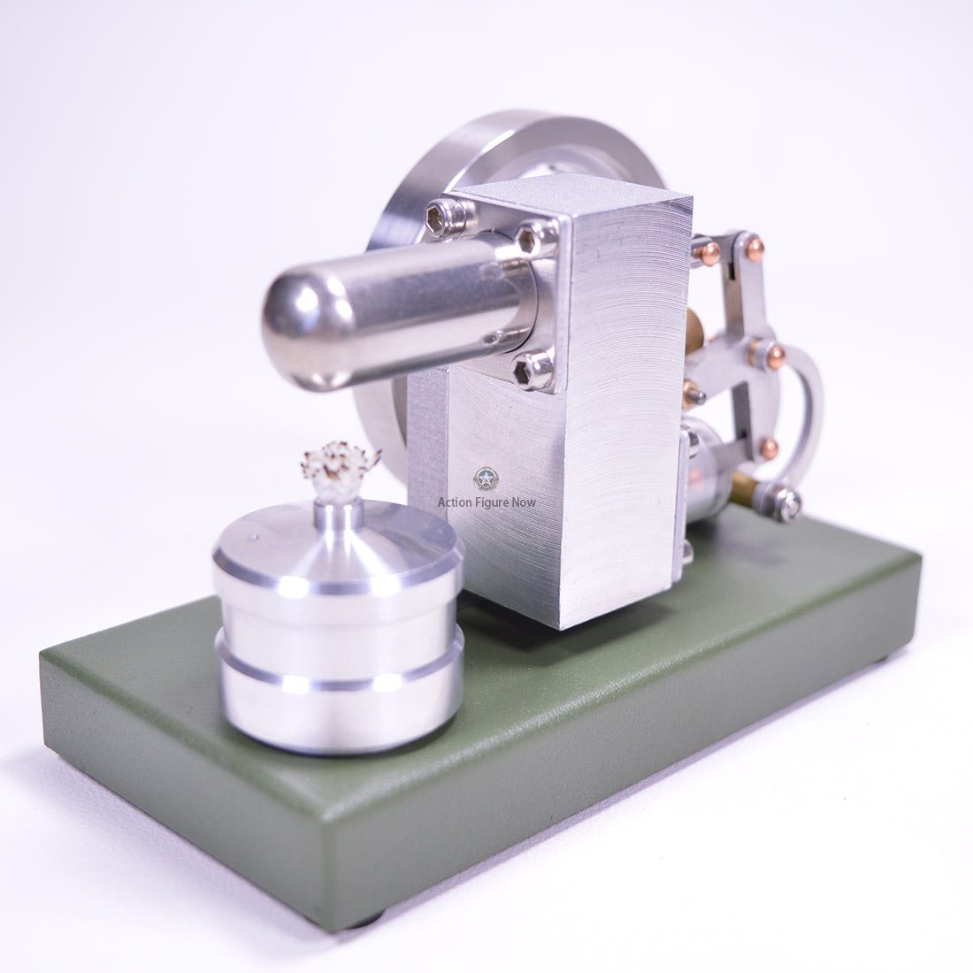 ENJOMOR Mini Alpha-Type Stirling Engine Model - STEM Education Toy ENJOMOR Mini Alpha-Type Stirling Engine Model - STEM Education Toy
