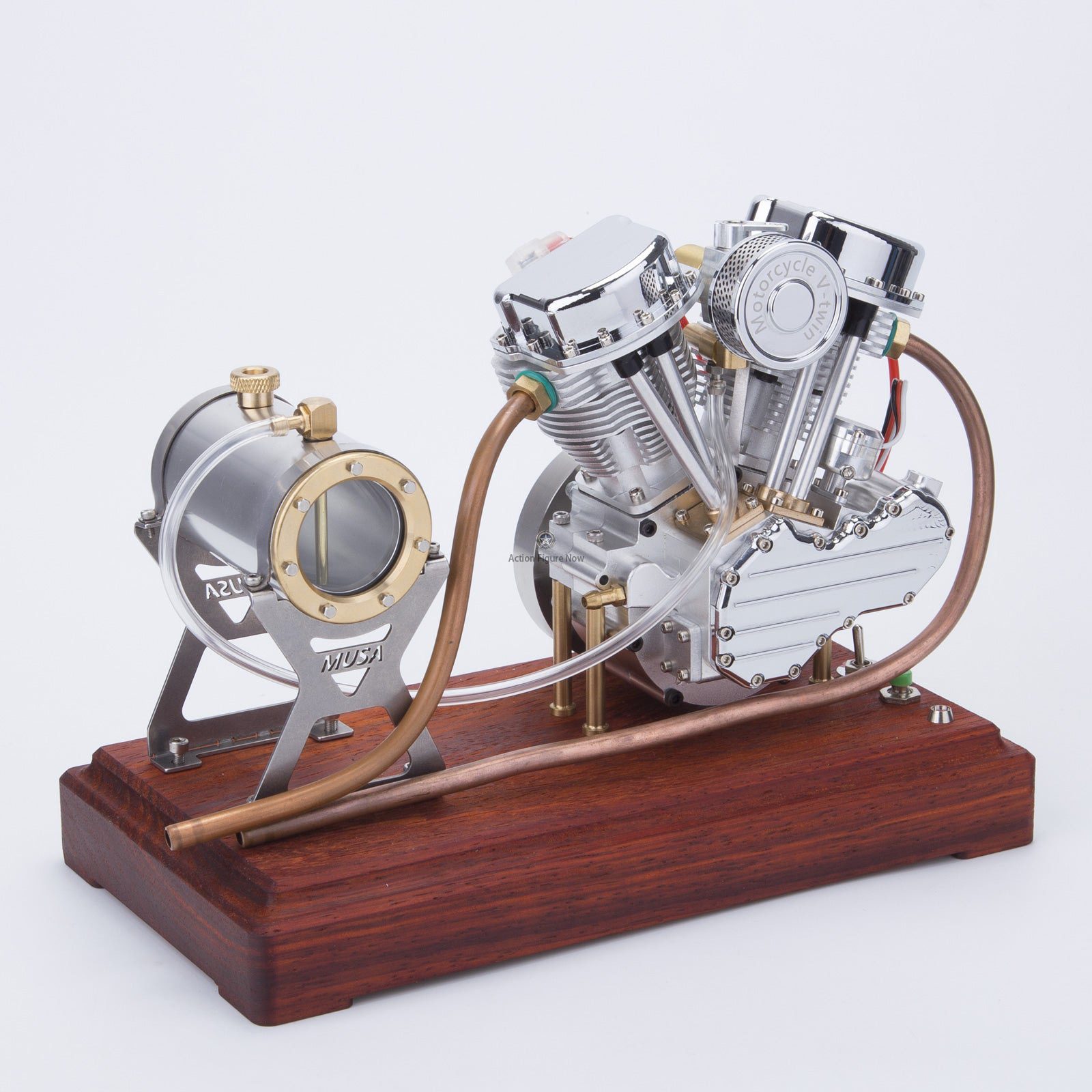 Original Wooden Base for CISON FG-9VT V-twin Engine Original Wooden Base for CISON FG-9VT V-twin Engine