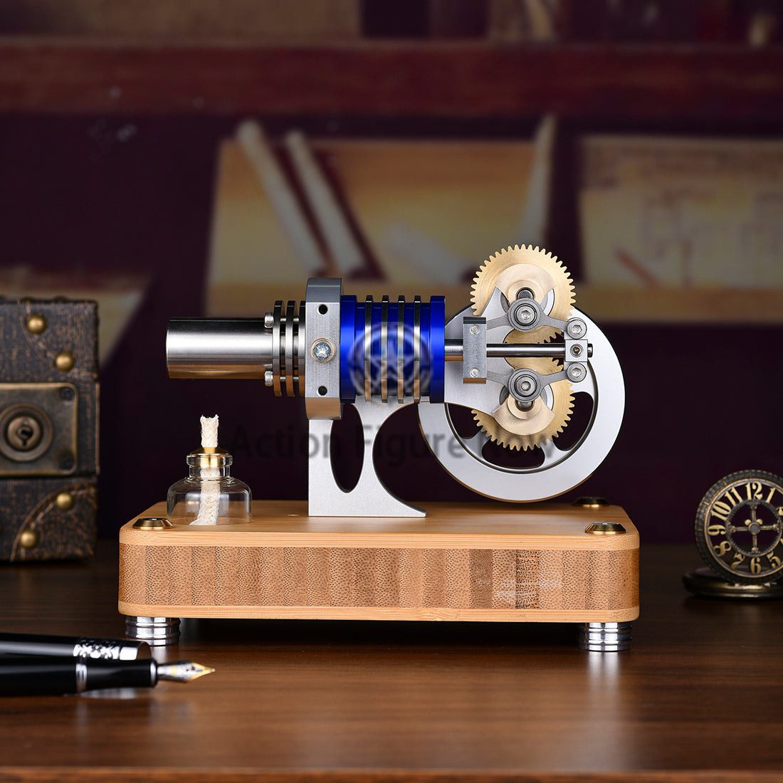 ENJOMOR Rhombic Drive Stirling Engine Model Toy for Science, Education, and Machinery Enthusiasts ENJOMOR Rhombic Drive Stirling Engine Model Toy for Science, Education, and Machinery Enthusiasts
