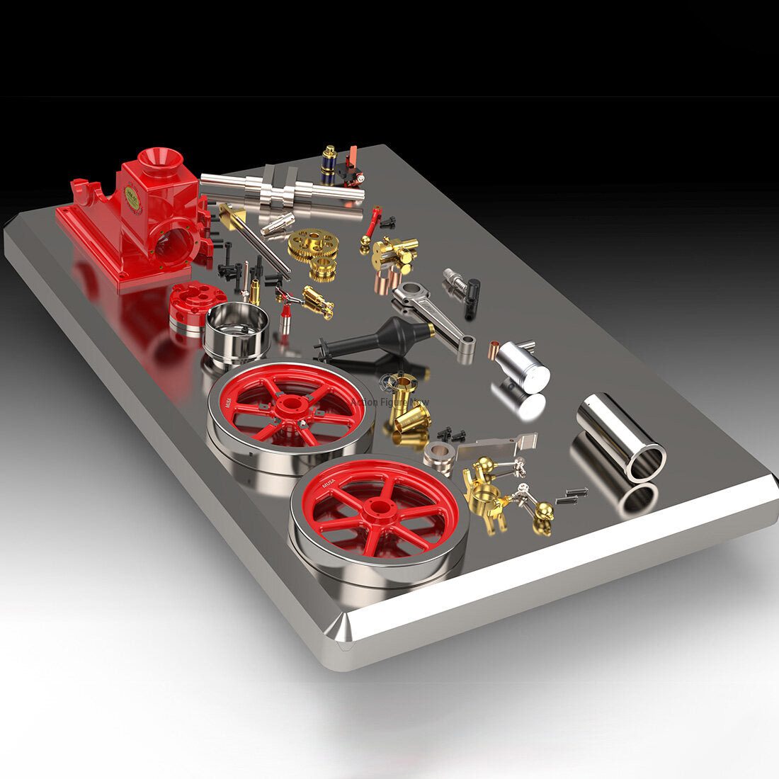 RETROL HM-01 One-Key Start Hit-and-Miss Engine with Starter Kit, Stand, and Accessories RETROL HM-01 One-Key Start Hit-and-Miss Engine with Starter Kit, Stand, and Accessories