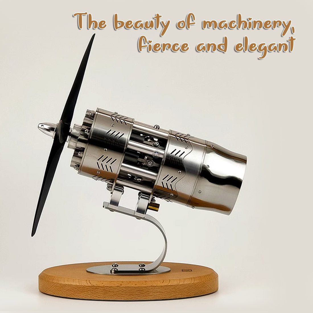 16-Cylinder Swash Plate Stirling Engine Model Kit: Educational and Collectible Mechanical Heart Engine 16-Cylinder Swash Plate Stirling Engine Model Kit: Educational and Collectible Mechanical Heart Engine