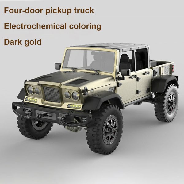 TWOLF TW-715: 1:10 Scale 4WD V8-Powered RC Off-Road Crawler Pickup Truck Kit