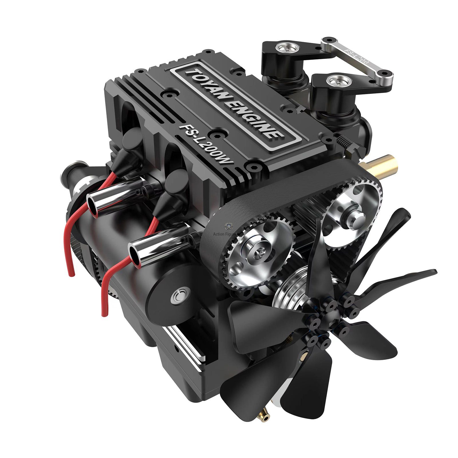 TOYAN FS-L200W Water-cooled 7cc Inline 2-Cylinder 4-Stroke Methanol Engine Model - DIY Assembly Kit TOYAN FS-L200W Water-cooled 7cc Inline 2-Cylinder 4-Stroke Methanol Engine Model - DIY Assembly Kit