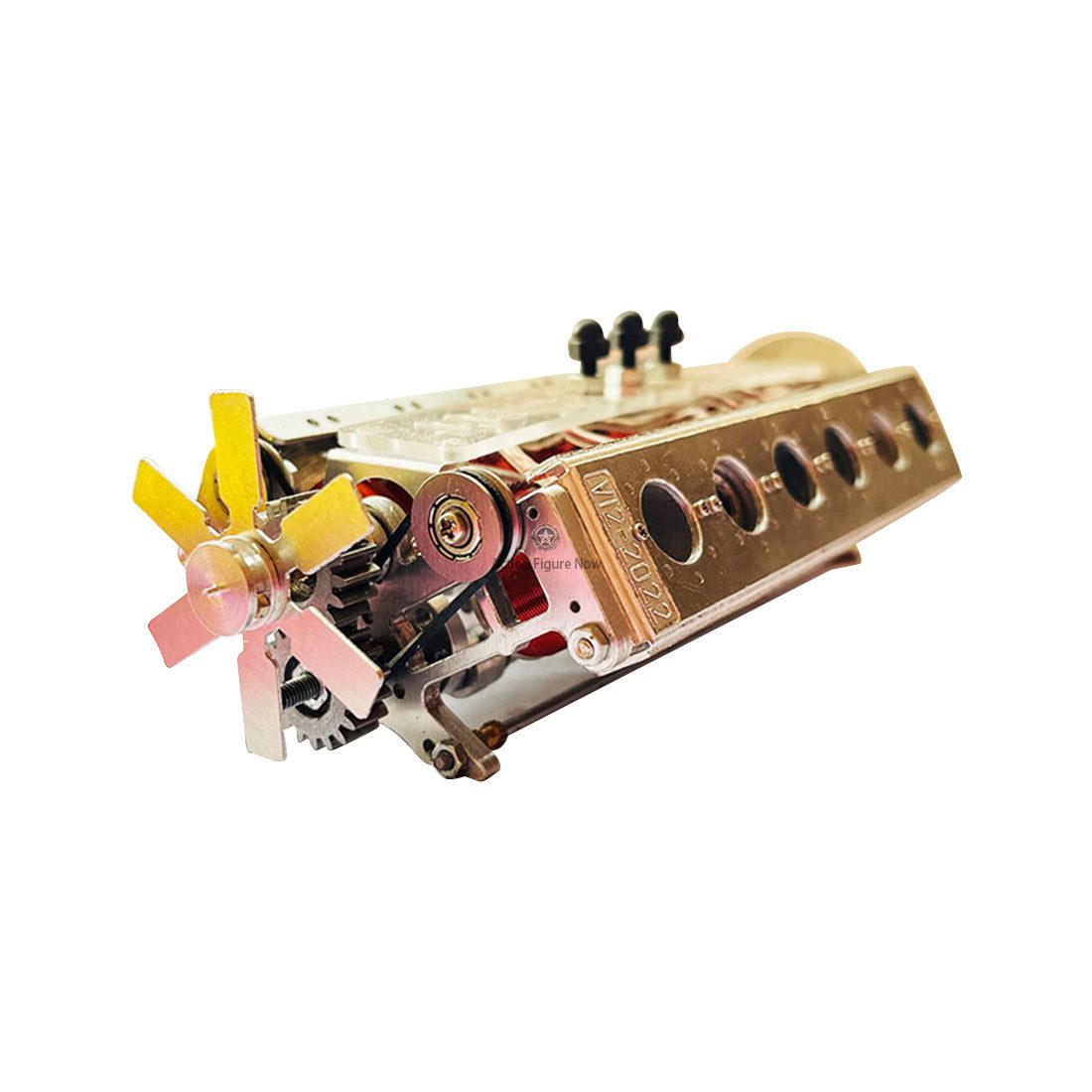 1/10 Scale RC Brushless Metal V12 Engine Model for Cars and Ships