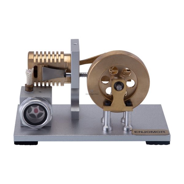Single Cylinder Stirling Engine Model: Suction Fire Type (Bracket Version)