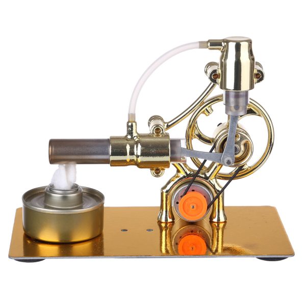 Stirling Engine Kit: Single Cylinder Stirling Engine Model - Science Experiment Set for Education & Demonstration