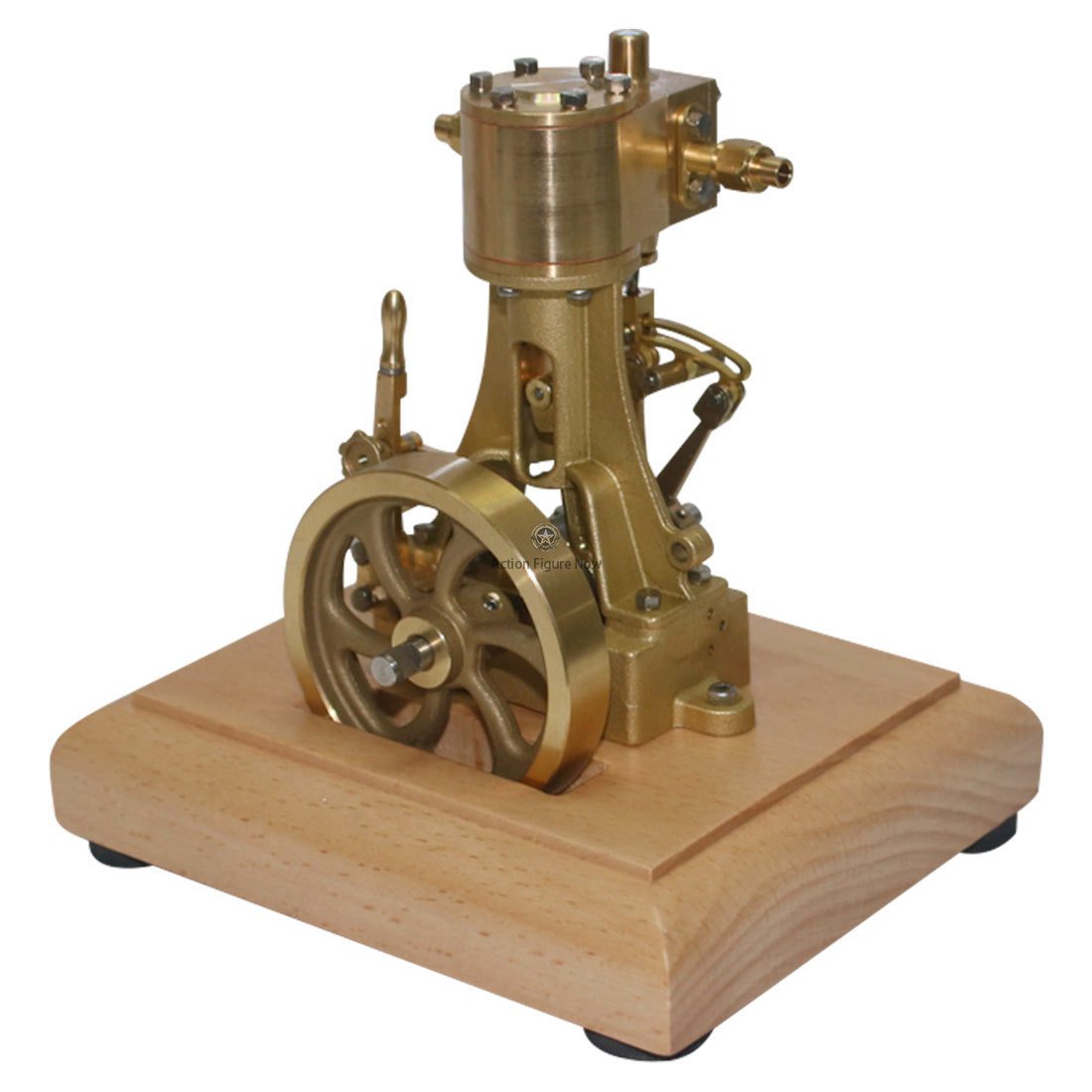Horizontal Single-Cylinder Retro Double-Acting Steam Engine Model with 200ml Steam Boiler Horizontal Single-Cylinder Retro Double-Acting Steam Engine Model with 200ml Steam Boiler