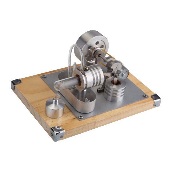 Mini Stirling Engine Kit: High-Speed Free-Piston Pocket Stirling Engine Model by Enginediy