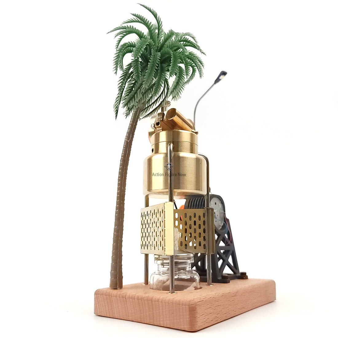 KACIO FD-6 3-Legged Miniature Oscillating Steam Engine Kit with Boiler & Steam Power Generation Parts KACIO FD-6 3-Legged Miniature Oscillating Steam Engine Kit with Boiler & Steam Power Generation Parts