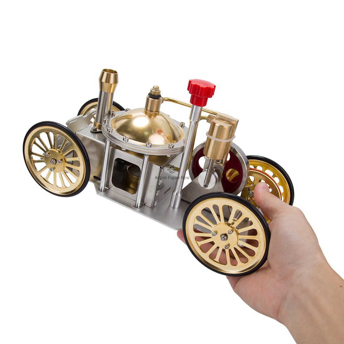 ENJOMOR Metal Steam Engine Toy Car: Classic Steam Powered Vehicle, Christmas Gift ENJOMOR Metal Steam Engine Toy Car: Classic Steam Powered Vehicle, Christmas Gift