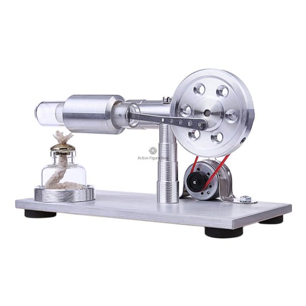 Stirling Engine Generator with LED Illumination and Educational Model - Enginediy