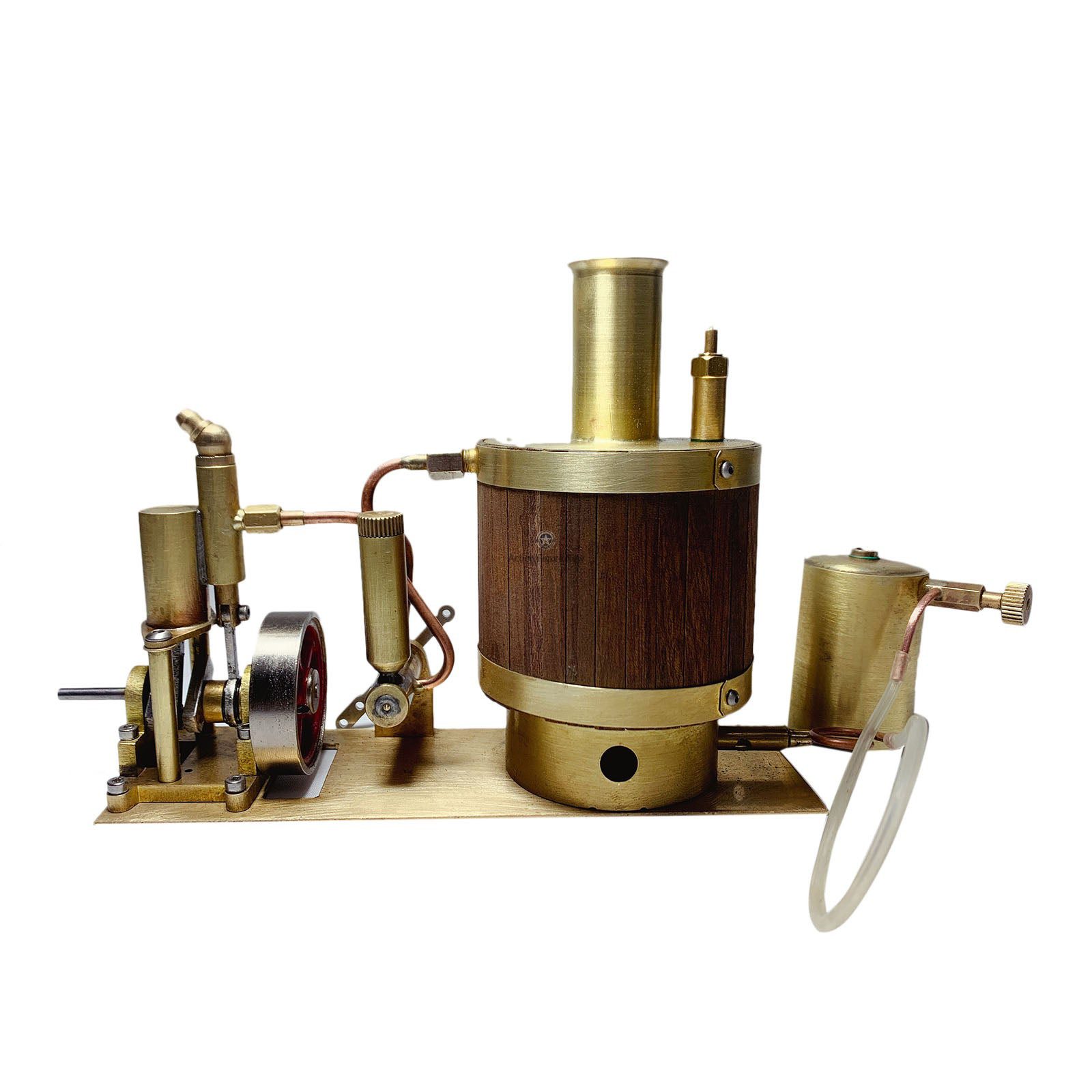 Mini Single Cylinder Steam Engine Kit with Boiler for Model Ships Under 50cm Mini Single Cylinder Steam Engine Kit with Boiler for Model Ships Under 50cm