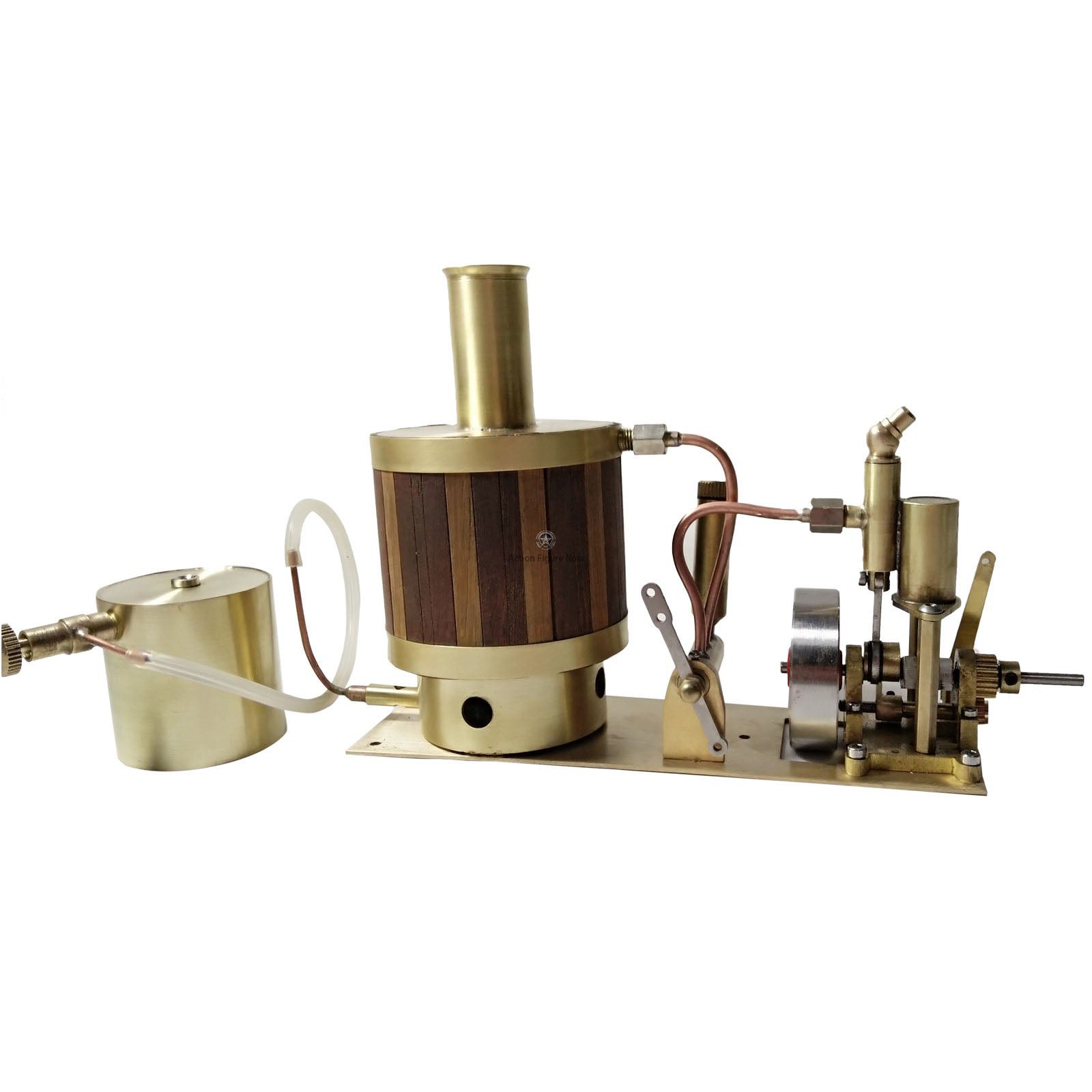 Mini Single Cylinder Steam Engine Kit with Boiler for Model Ships Under 50cm Mini Single Cylinder Steam Engine Kit with Boiler for Model Ships Under 50cm