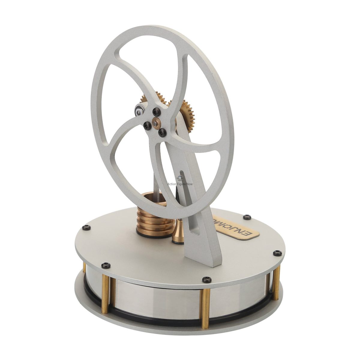 ENJOMOR Stirling Engine Metal Low Temperature Difference Limited Coffee Engine Gear Transmission Heat Engine Model