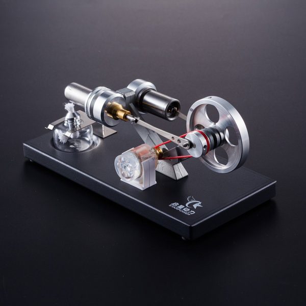 Stirling Engine Kit Complete Generator with 4 LED Lights for Educational Project