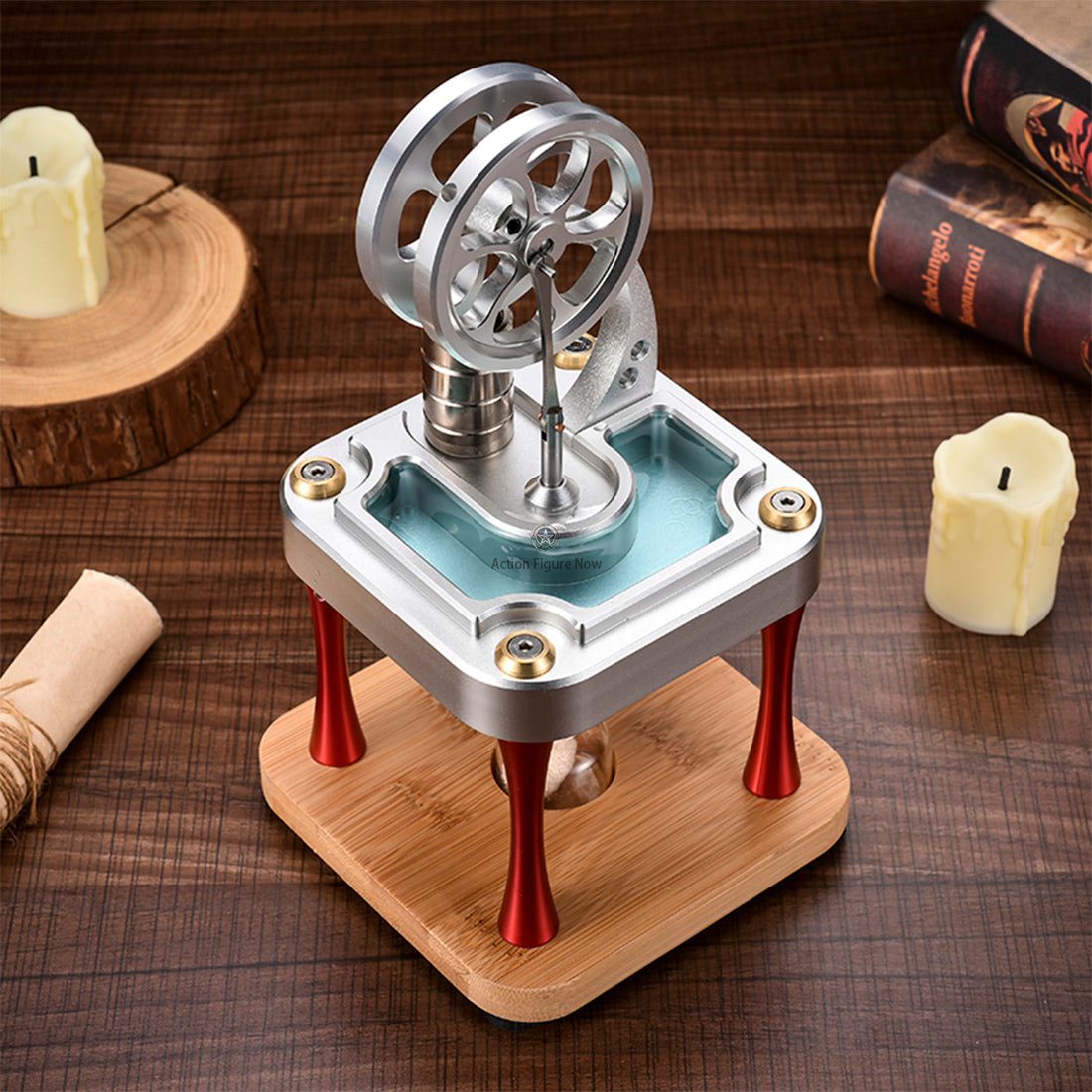 High-Temperature Water-Cooled Stirling Engine Model for Scientific Experimentation High-Temperature Water-Cooled Stirling Engine Model for Scientific Experimentation