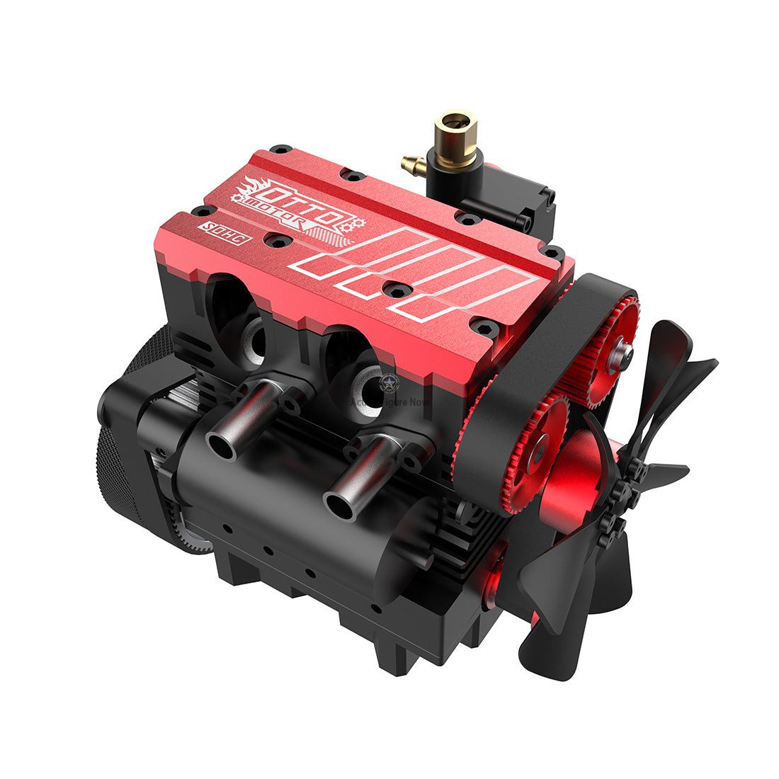 Otto Toyan FS-L200AC Engine - Single Overhead Camshaft (SOHC) 4-Stroke, Nitro-Fueled Model Engine Kit Otto Toyan FS-L200AC Engine - Single Overhead Camshaft (SOHC) 4-Stroke, Nitro-Fueled Model Engine Kit