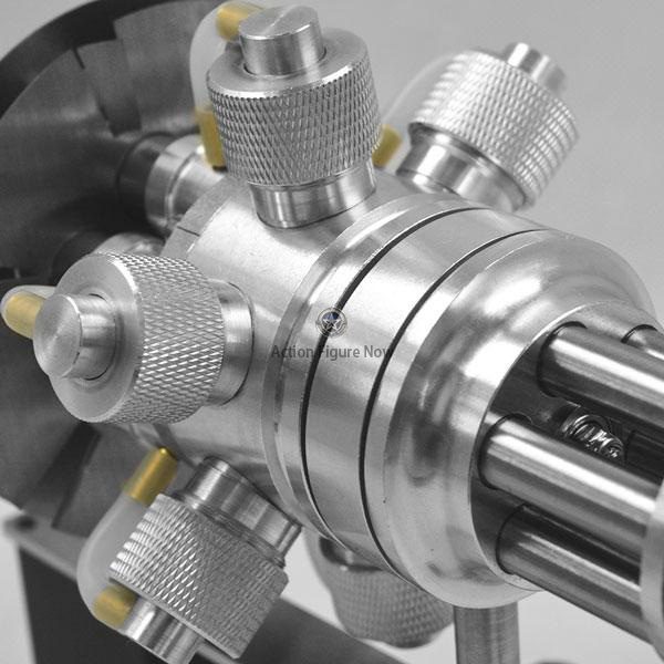 6 Cylinder Stirling Engine Gatling Multi-Cylinder Design Motor Model Kit 6 Cylinder Stirling Engine Gatling Multi-Cylinder Design Motor Model Kit